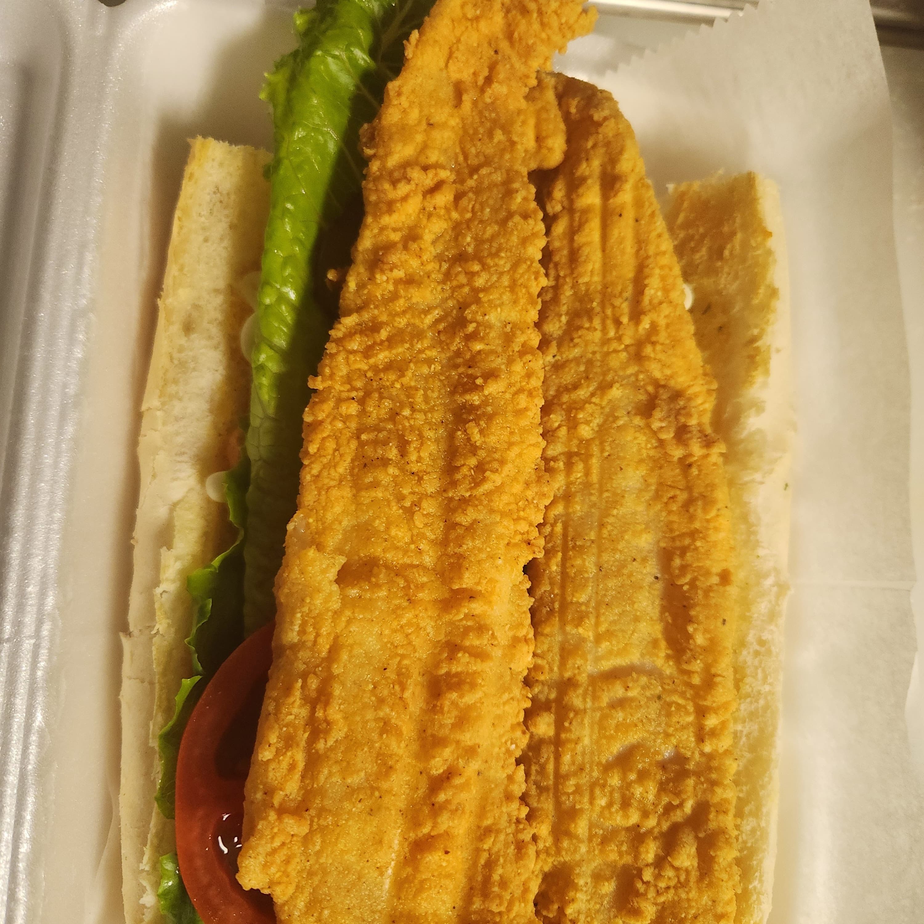 Fish Po'Boy.