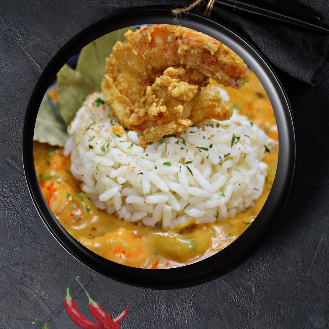 Crawfish & Shrimp Etouffee.