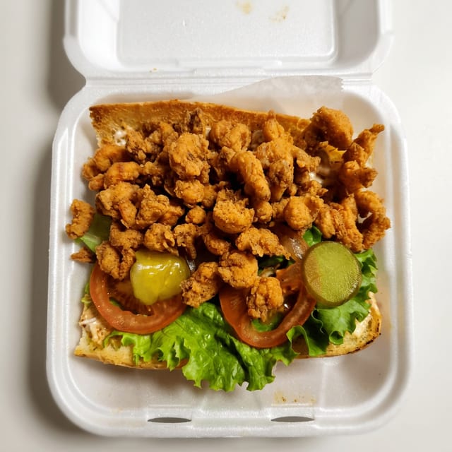 Crawfish Po'Boy.